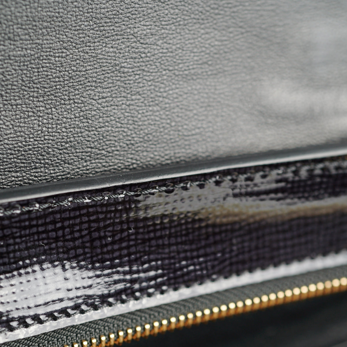 Celine Trapeze Patent Leather Medium Shoulder Bag in Black - Perfect for Work, Travel & Everyday Use