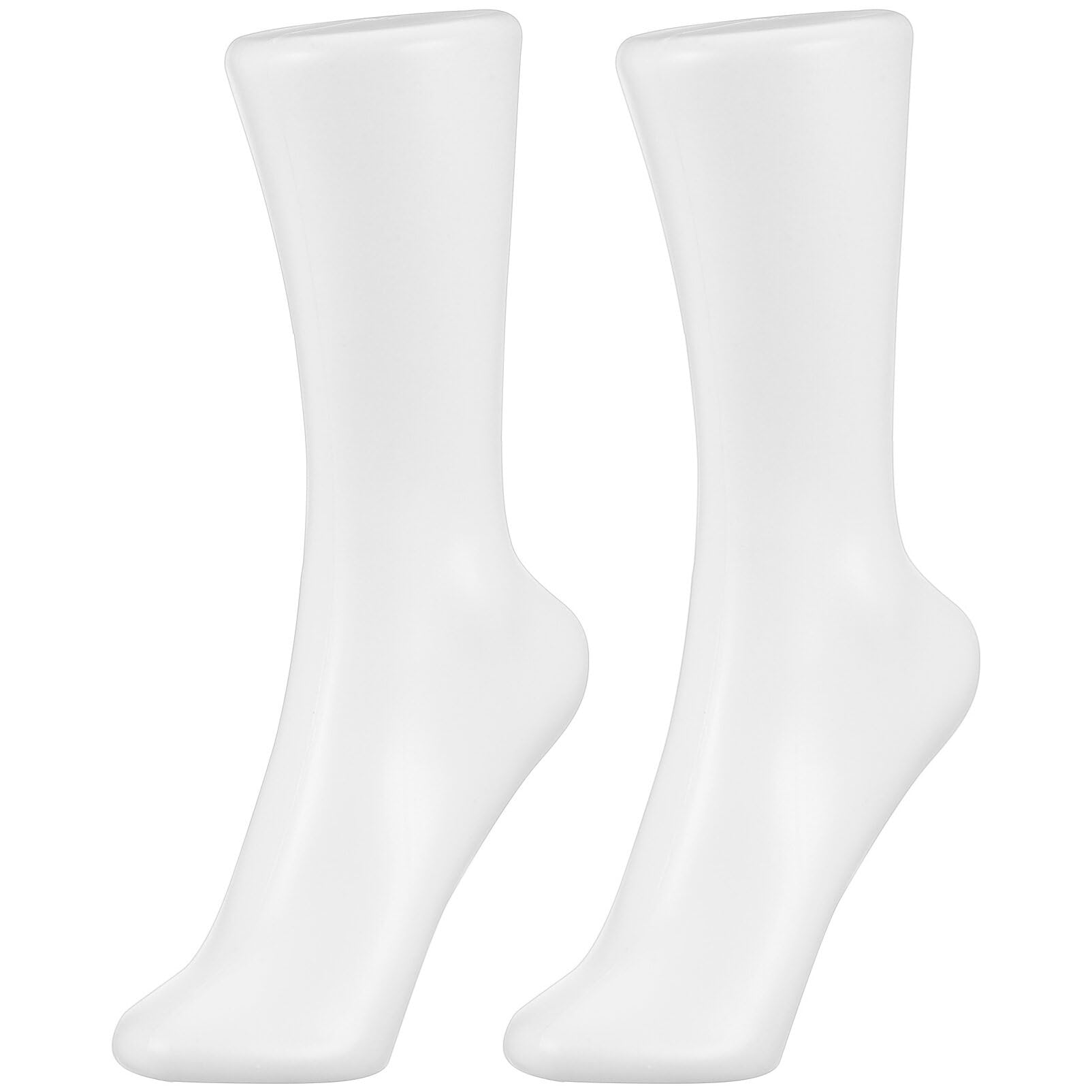 Alipis Plastic Foot Model Stand - Shoe & Sock Display Holder, Ankle Bracelet Mannequin for Retail Stores - Perfect for Footwear Boutiques, Jewelry Displays and Fashion Accessories Showcase