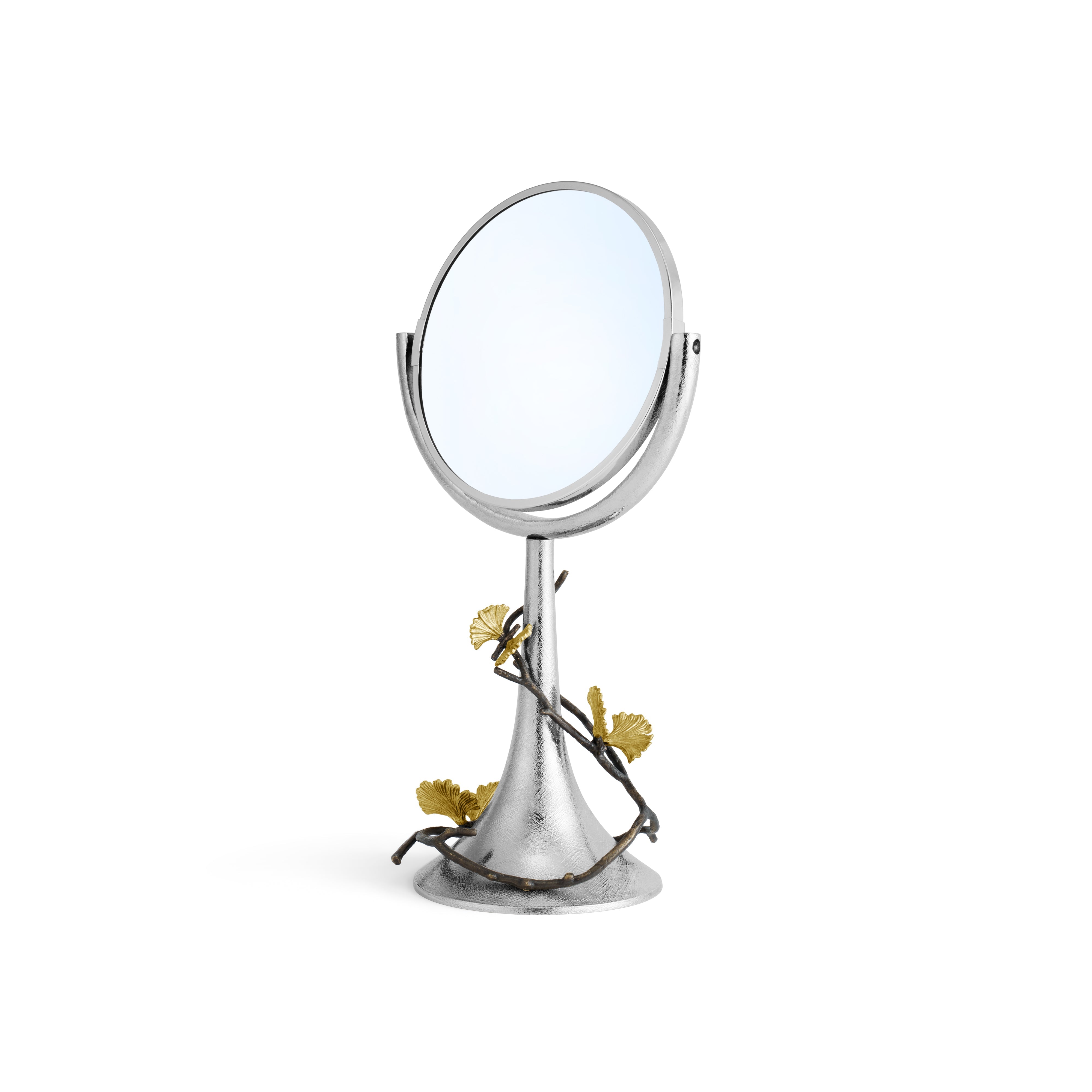 Butterfly Ginkgo Vanity Mirror - Elegant Decorative Makeup Mirror for Dressing Table, Bedroom & Bathroom | Perfect for Home Decor, Gift & Vanity Organizing