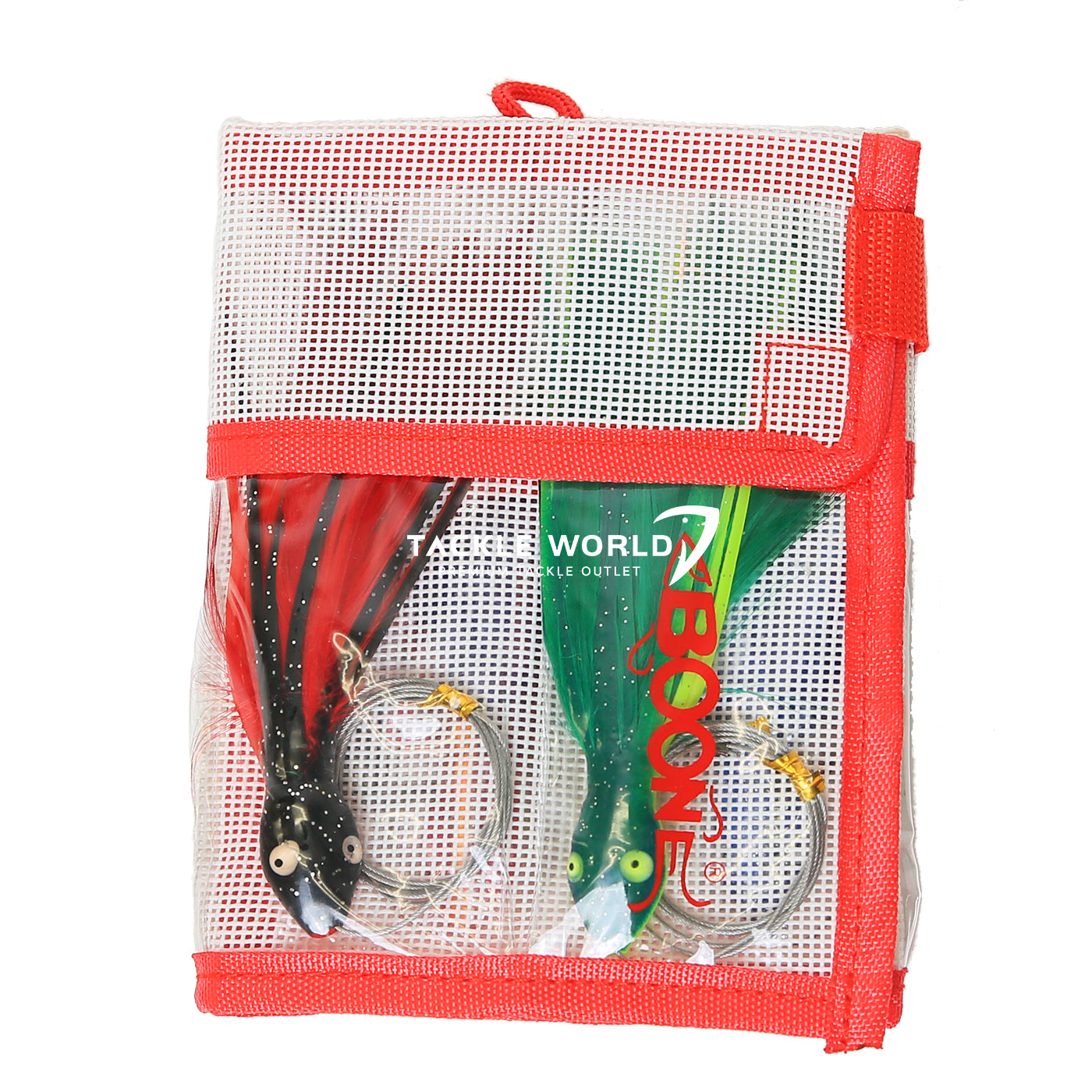 Boone Assorted 6pk Dolphin Rig Kit - Saltwater Fishing Lure Set for Bass, Trout & Walleye | Perfect for Offshore & Inshore Fishing Trips