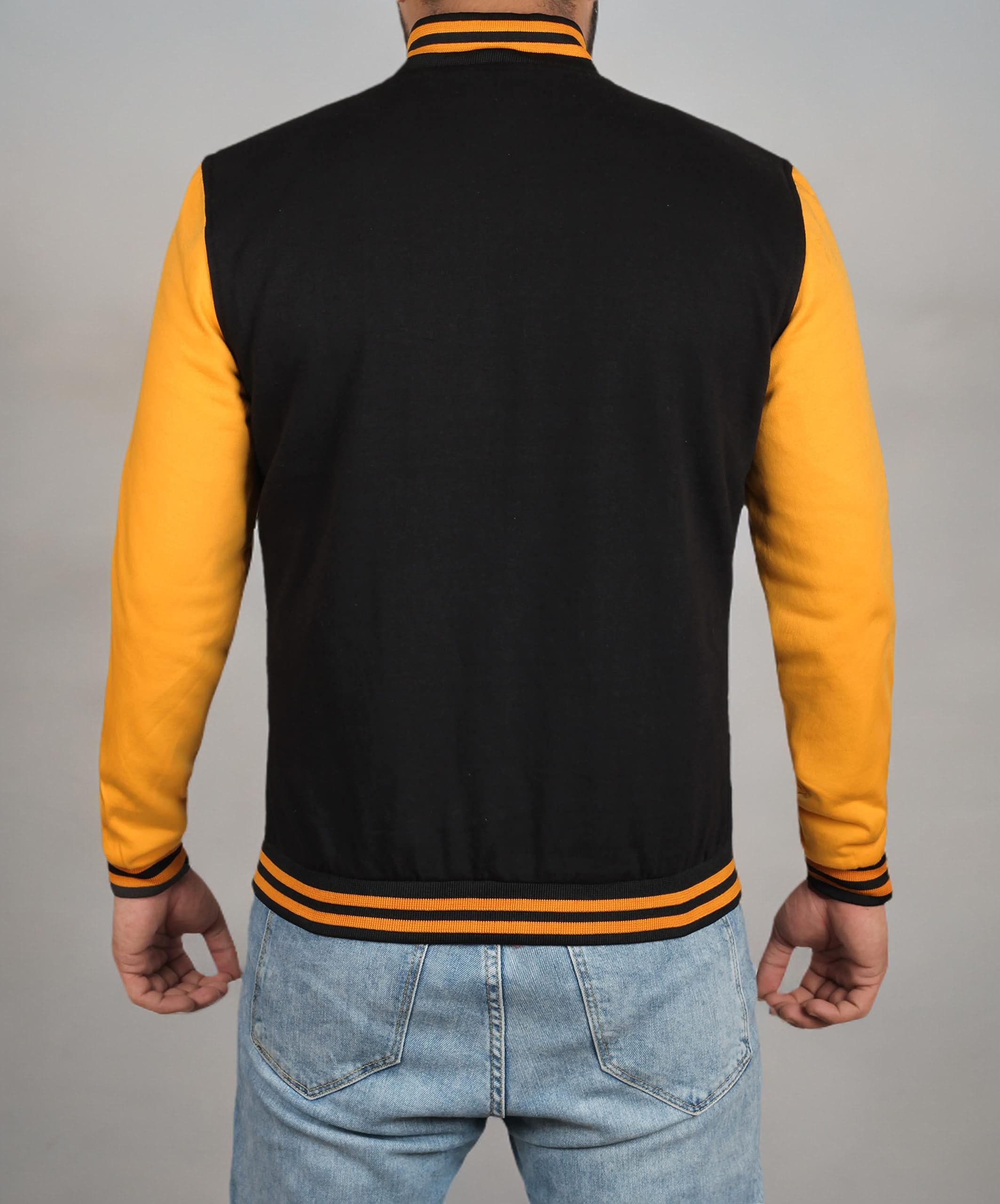 Decrum Varsity Jacket for Men - Trendy Letterman Bomber Style Baseball Jacket | Perfect for Casual Wear, College Fashion & Street Style Outfits