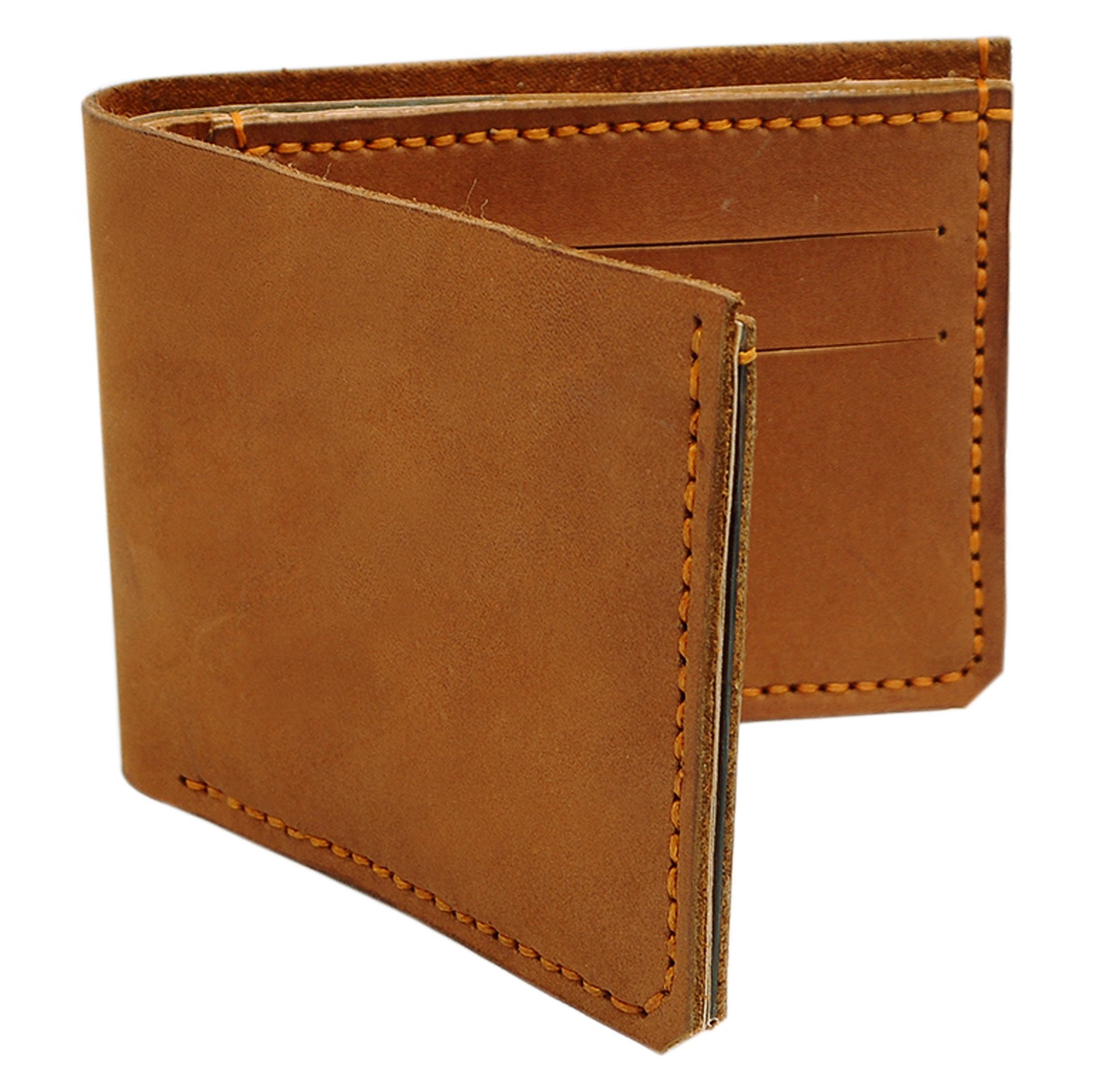 Genuine Leather Wallet for Men - Travel & Stamps Design - Perfect for Daily Use & Gifts