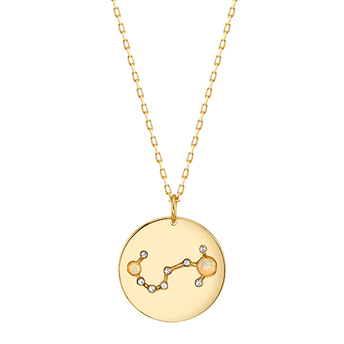 Scorpio Zodiac Pendant Necklace - Sterling Silver Scorpio Constellation Jewelry for Women - Perfect Gift for Birthday, Anniversary & Astrology Lovers