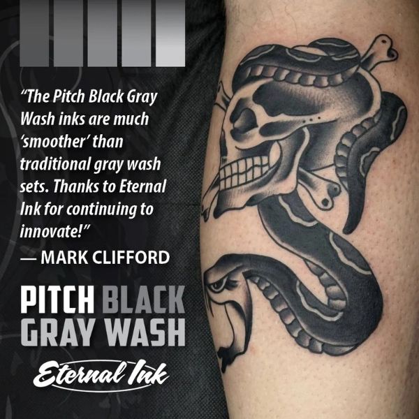 Eternal Pitch Black Gray Wash Light Ink - Premium Fabric Dye for DIY Clothing & Home Decor Projects