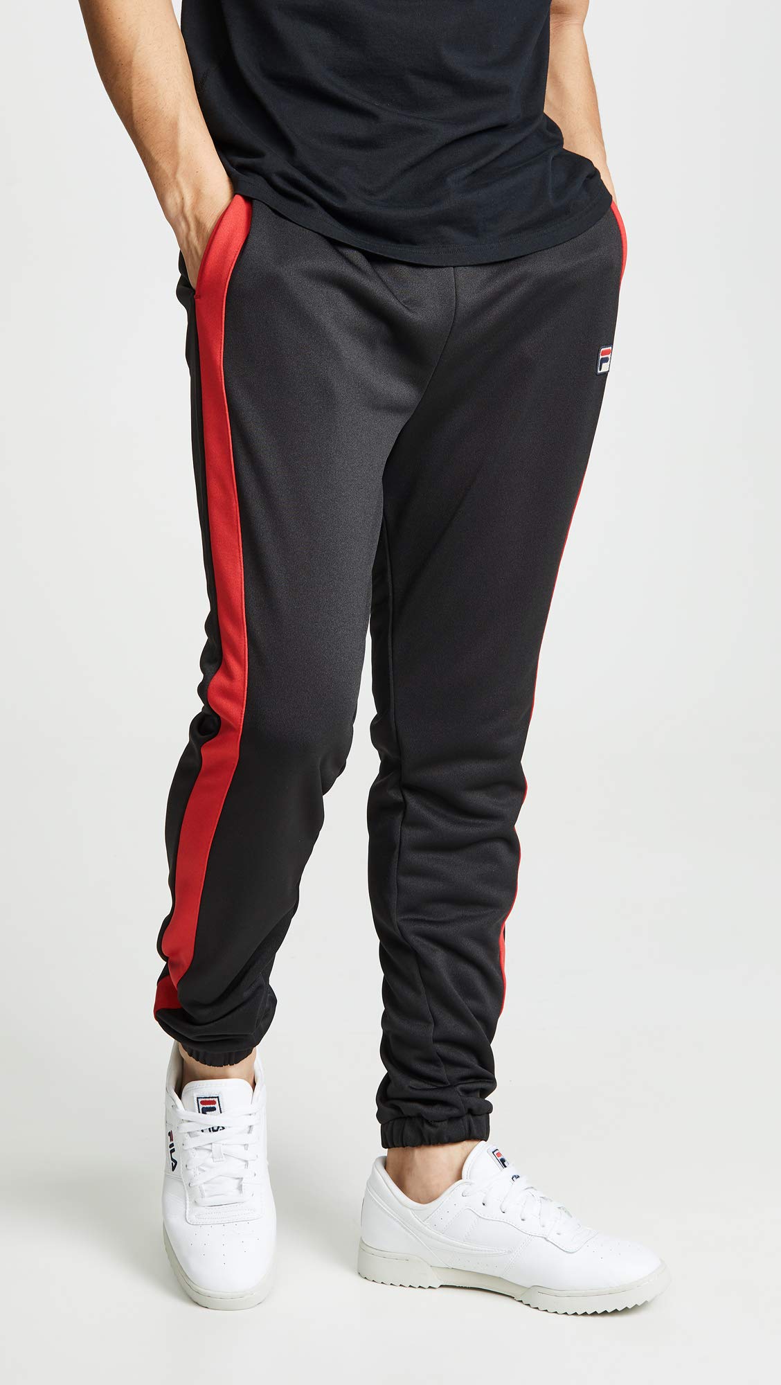 Fila Men's Renzo Jogger Pants - Comfortable Athletic Sweatpants for Running, Gym & Casual Wear | Lightweight & Breathable Workout Pants
