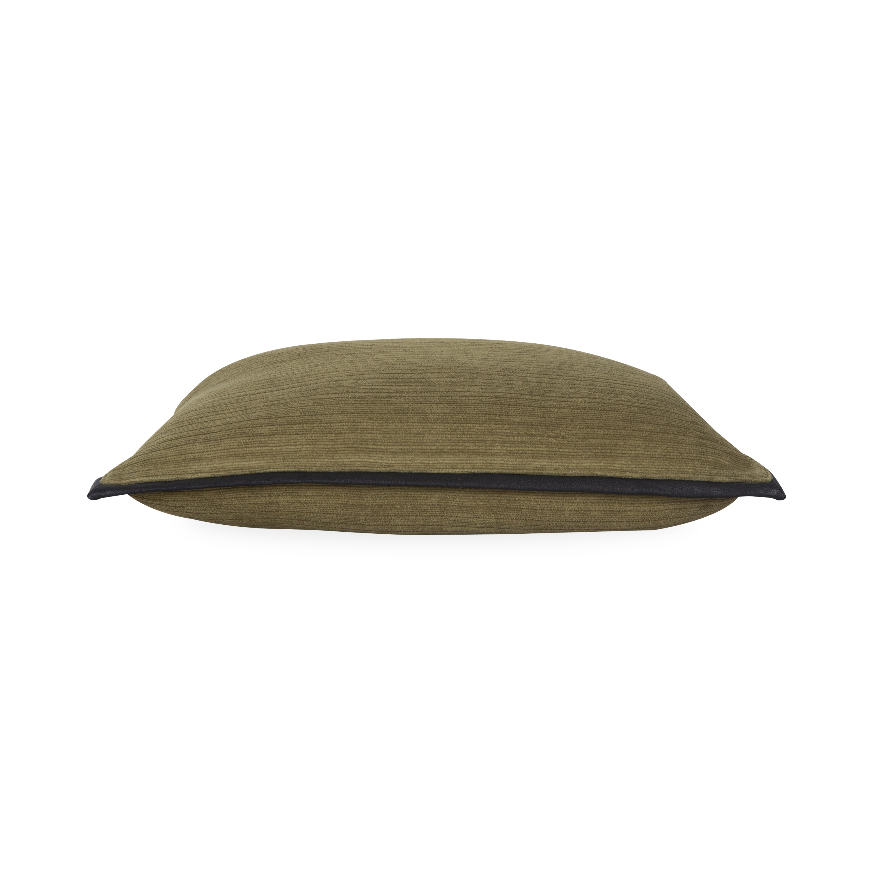 Premium Leather Border Pillow - Soft & Stylish Home Decor for Living Room, Bedroom, or Office - Perfect for Sofas, Chairs, and Beds