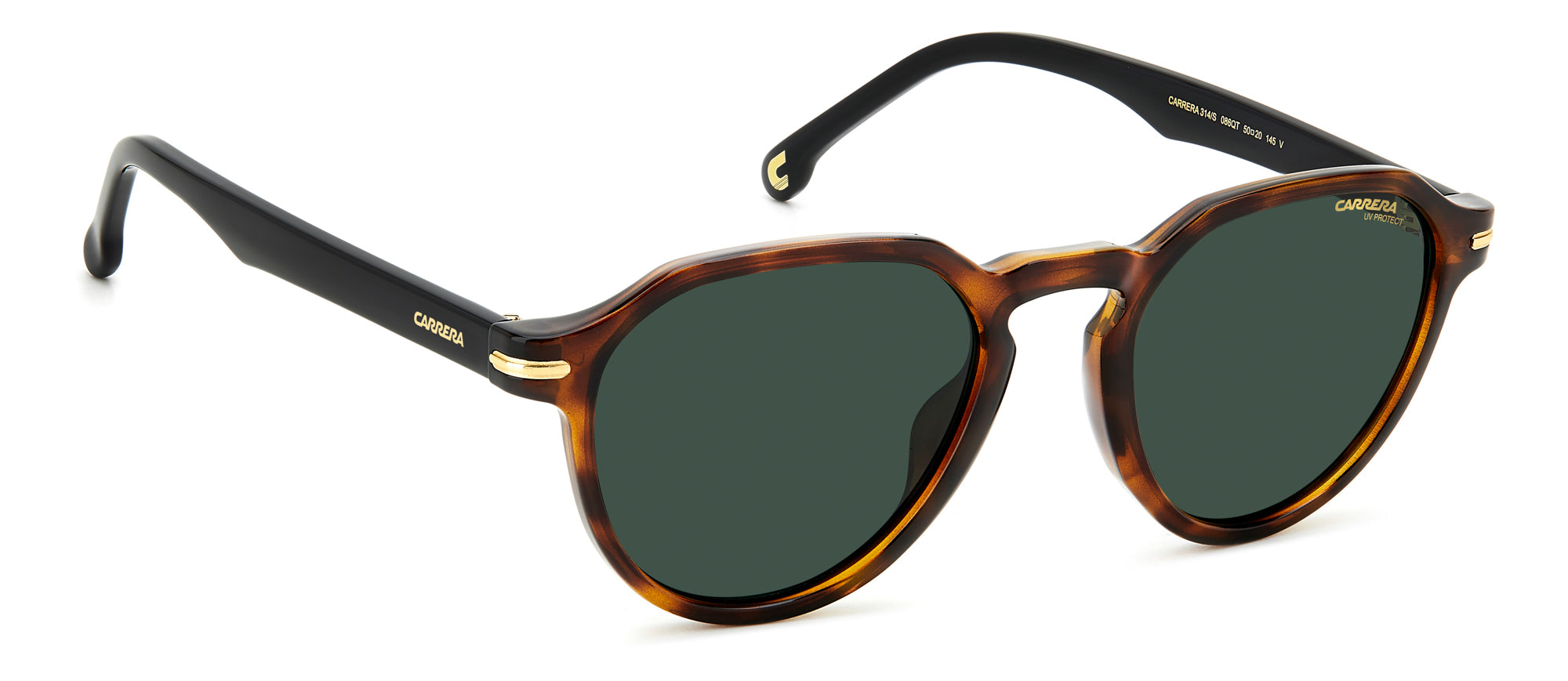 Carrera 314 S Sunglasses - Polarized UV Protection Sports Sunglasses for Men & Women - Perfect for Running, Cycling, and Outdoor Activities
