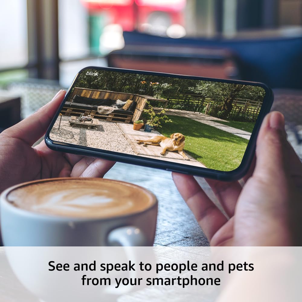 Blink Outdoor 4 Wireless HD Smart Security Camera - Newest Model with 2-Year Battery Life, Enhanced Motion Detection, Alexa Compatible (Sync Module Required) for Home, Office & Outdoor Surveillance