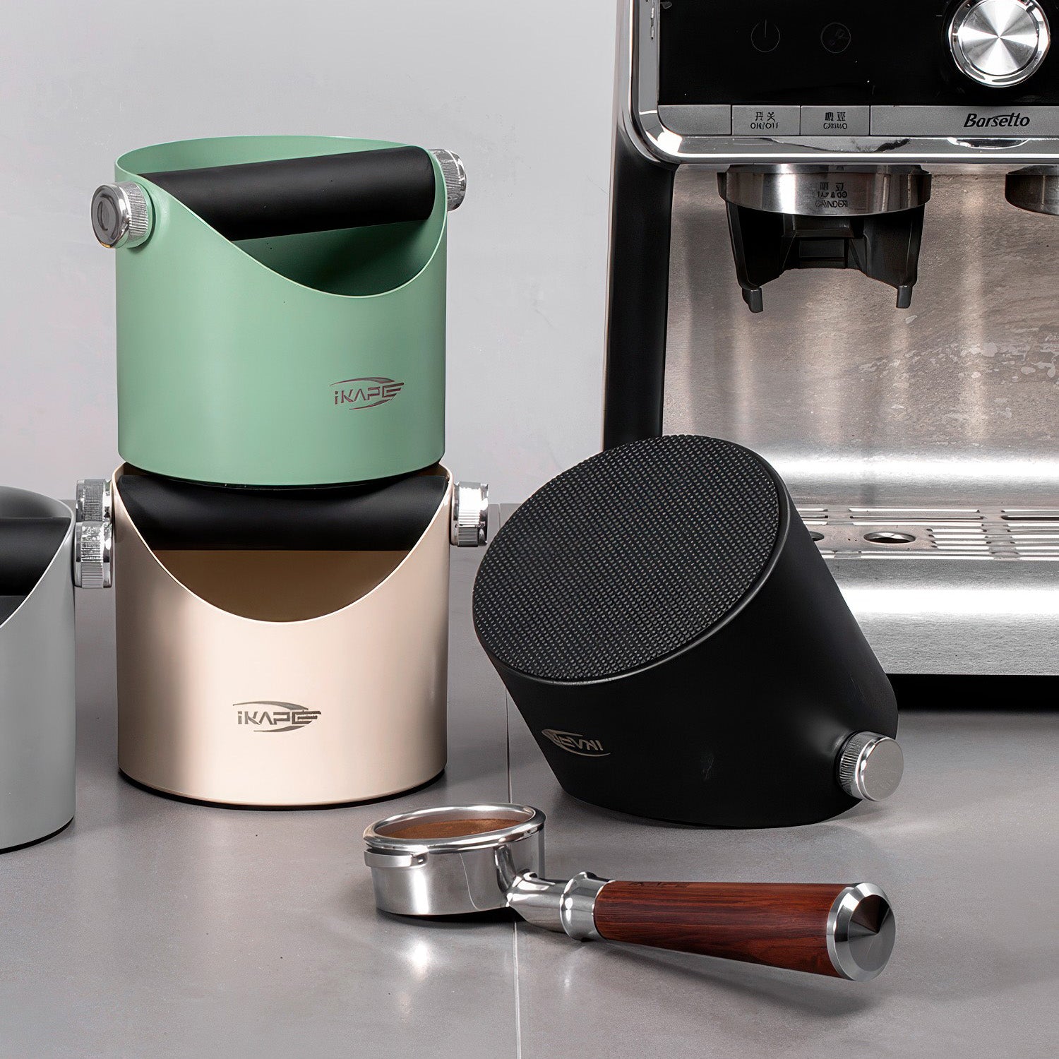 Professional Barista Knock Box for Espresso Grounds - Durable Coffee Waste Bin for Home & Commercial Use - Perfect for Espresso Machines & Coffee Stations