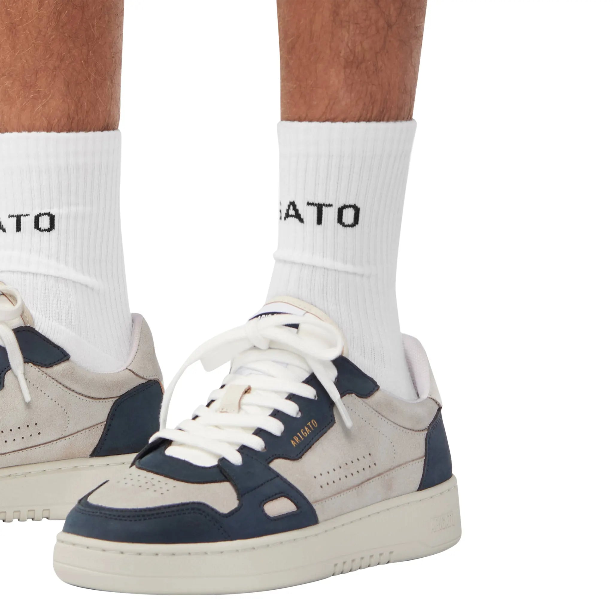 Axel Arigato Dice Low Beige Blue Sneakers for Men - Casual Fashion Sneakers for Everyday Wear | Perfect for Street Style, Work & Weekend Outfits