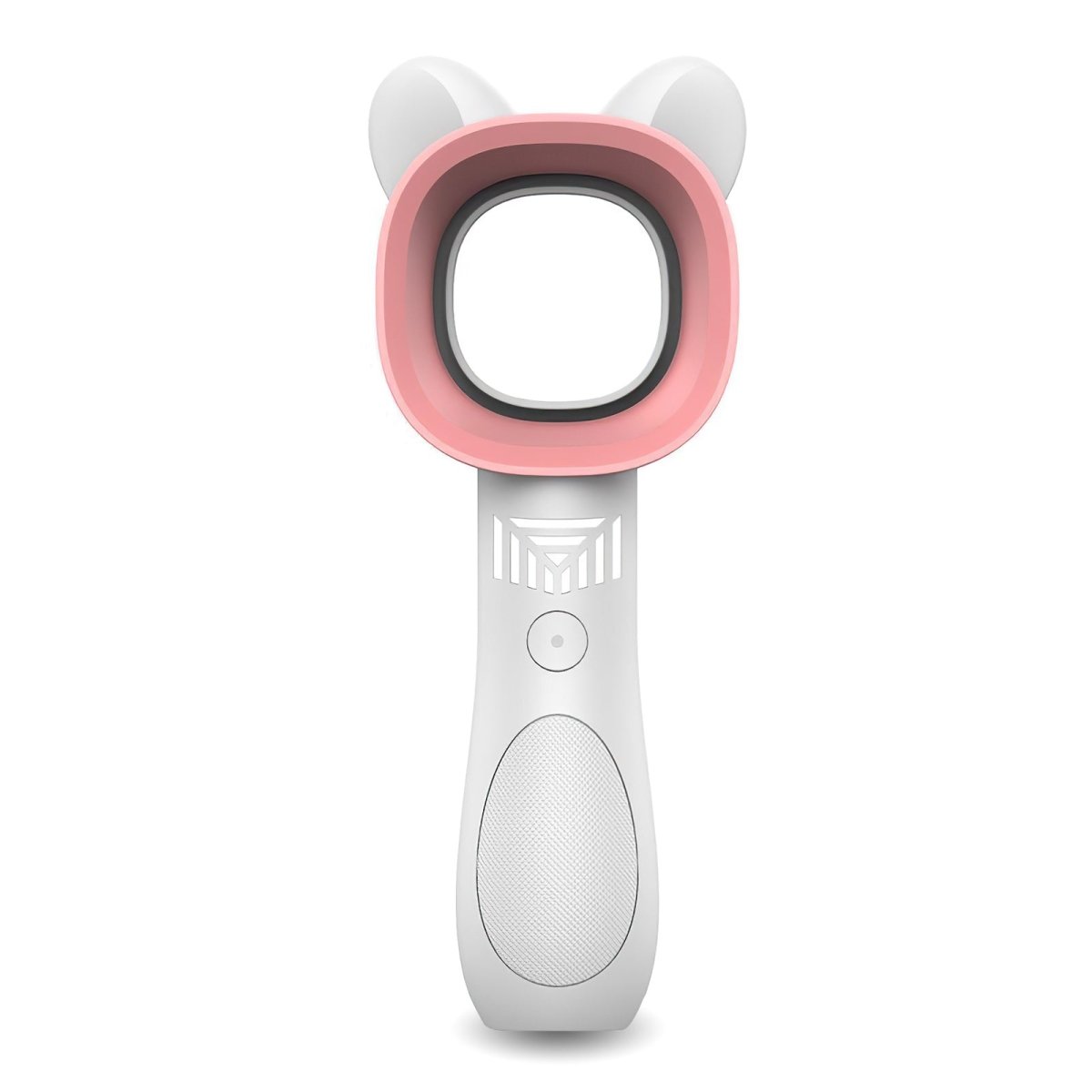 USB Rechargeable Portable Bladeless Fan for Cats - Handheld Mini Cooling Fan for Pets, Travel, Office & Home Use