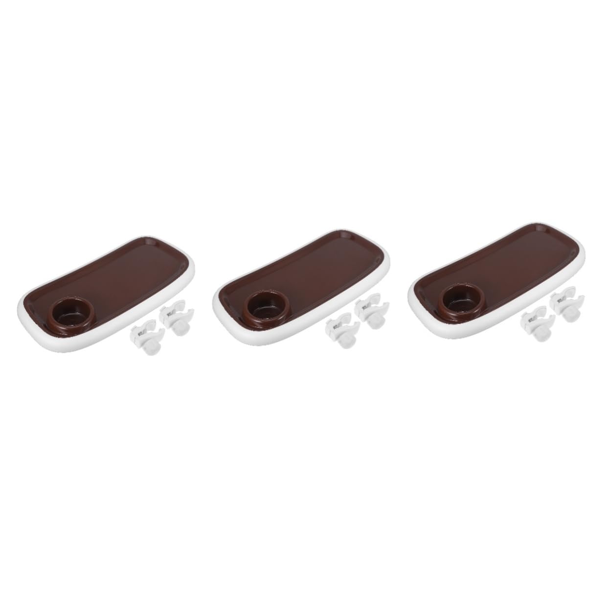HEMOTON 3-Piece Removable Universal Stroller Tray with Cup Holder - Perfect for Snacks, Toys & Drinks While Strolling with Baby