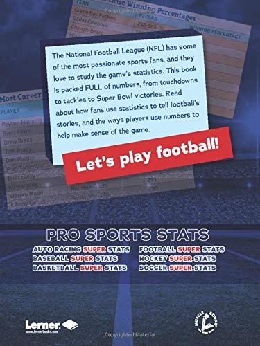 Pro Football Super Stats Book - Ultimate NFL Player & Team Statistics Guide for Fans & Analysts | Perfect for Fantasy Football, Betting & Sports Research