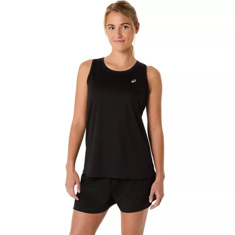 ASICS Women's Silver Running Tank Top - Lightweight Breathable Workout Shirt for Running, Gym & Fitness Training