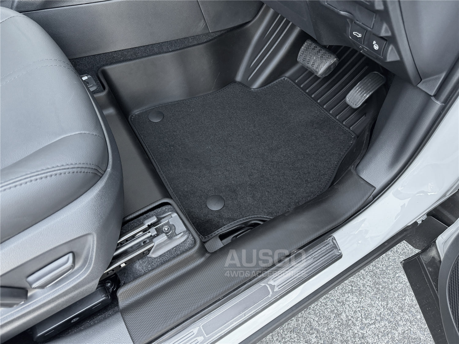 Premium Double Layer All-Weather Car Floor Mats for Toyota Corolla Cross 2022-2024 - Custom Fit, Waterproof & Durable Protection - Perfect for Daily Commute, Road Trips & Outdoor Adventures