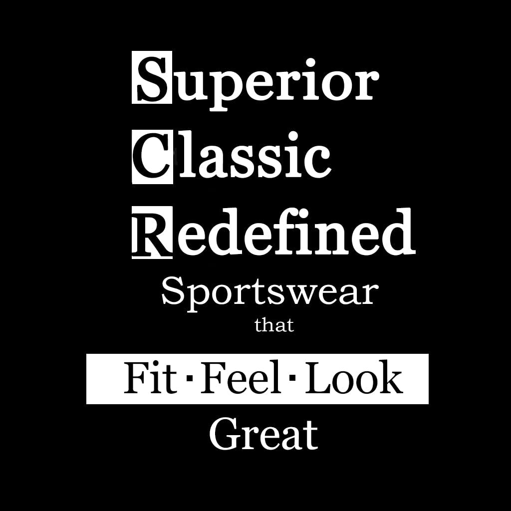**SCR SPORTSWEAR Men's Tall Jogger Sweatpants - Athletic Workout Pants with Zipper Pockets for Running, Gym & Casual Wear**