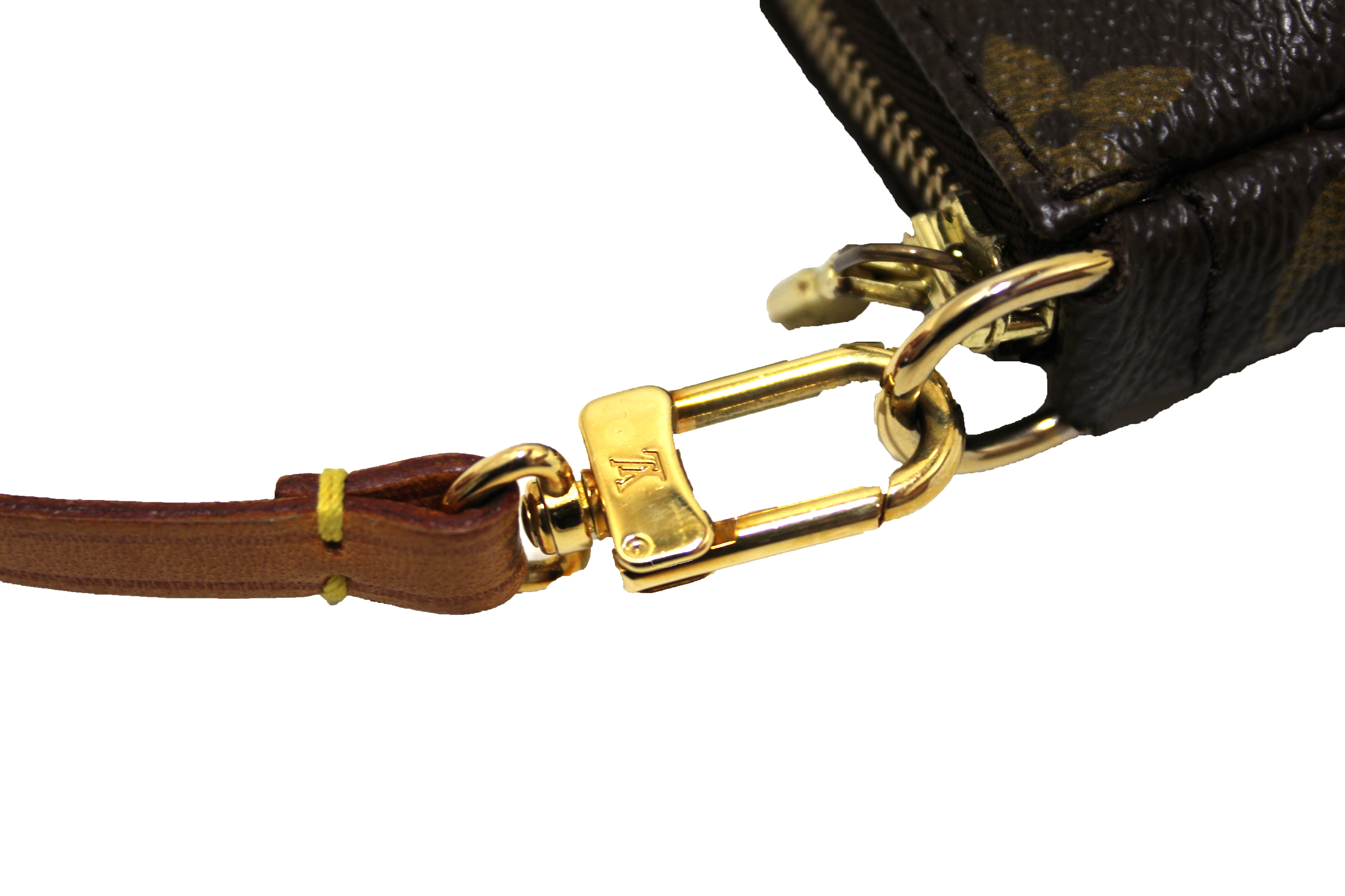 Authentic Louis Vuitton Monogram Pochette Accessories Bag - Luxury Crossbody Clutch for Women, Perfect for Parties, Date Nights & Everyday Use