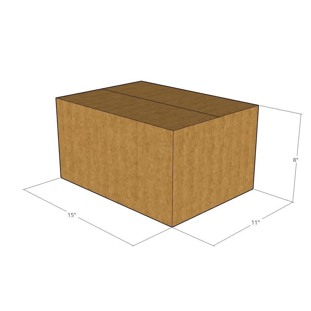 32 ECT 15x11x8 Corrugated Moving Boxes - Pack of 175 | Heavy Duty Shipping Boxes for Business, Office & Home Use | Perfect for Packing, Storage & Ecommerce Shipping
