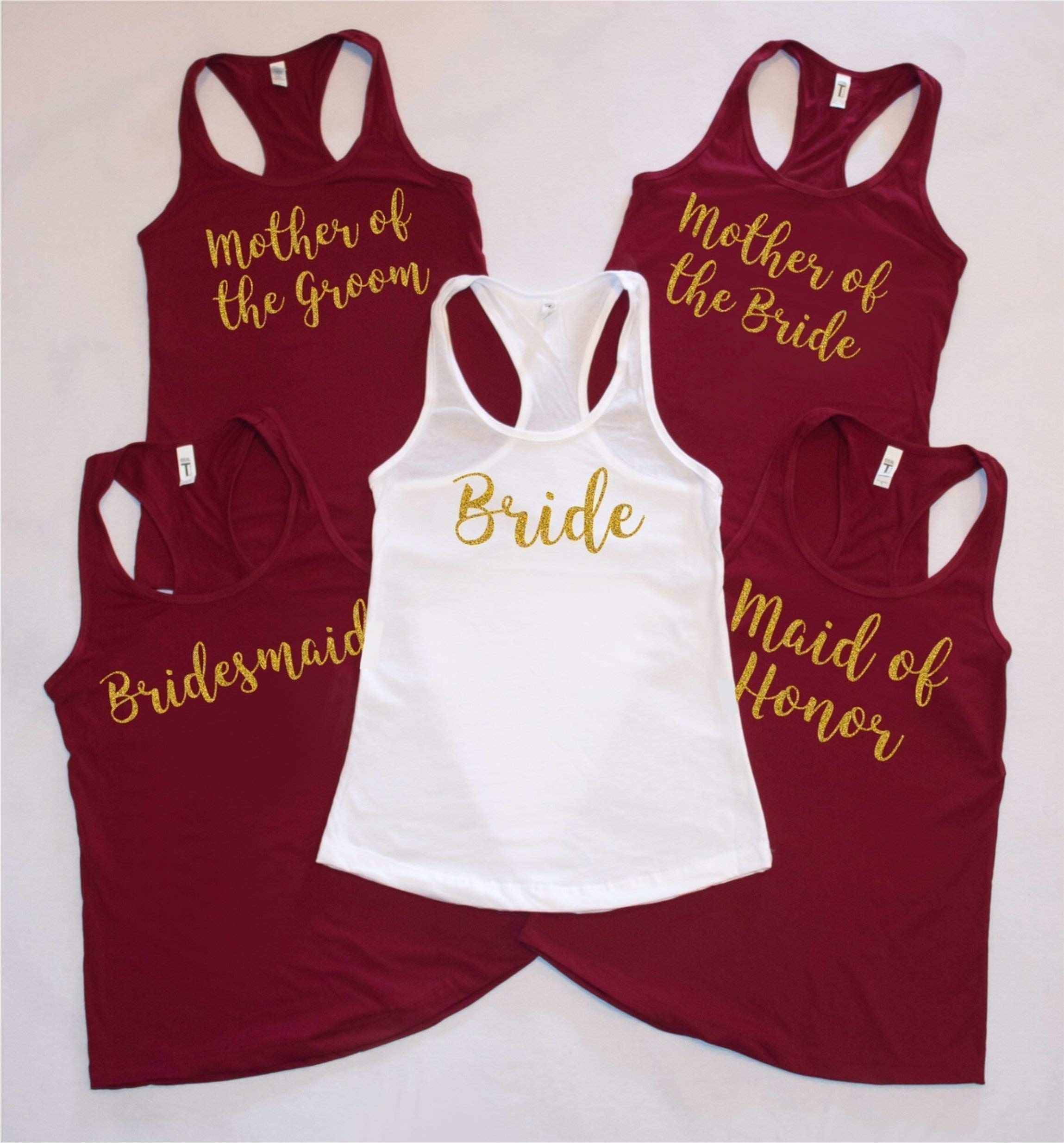 Custom Bachelorette Party Tank Tops for Bride, Bridesmaids & Maid of Honor - Funny Bridal Shirts, V-Neck & Crew Neck Wedding Party Tanks - Perfect for Bachelorette Weekends, Bridal Showers & Girls' Night Out