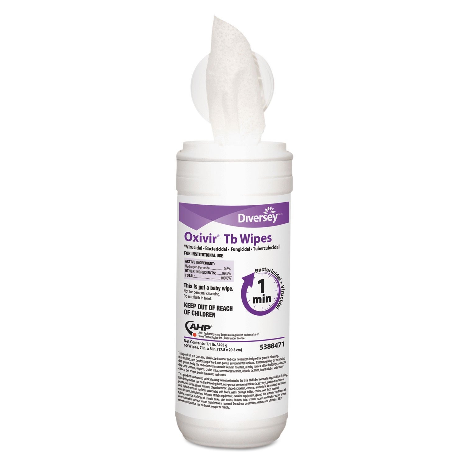 Diversey 5627427 Oxivir TB Disinfectant Wipes | 11