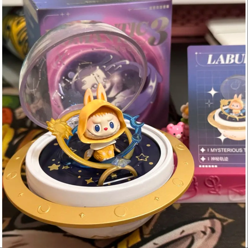 Labubu Pop Mart Romantic Ring Box Series 3 - Labubu Mysterious Trajectory Collectible Figure | Cute Blind Box Toy for Display, Gift & Anime Collection (Perfect for Valentine's Day & Anniversary Surprises)