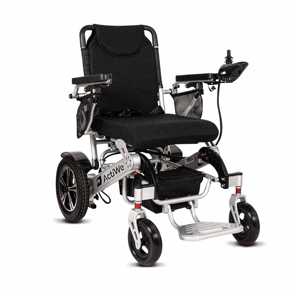 Electric Wheelchair for Adults - Long Range Foldable Motorized Wheelchair - All Terrain Portable Power Wheelchair for Seniors & Disabled - Indoor/Outdoor Use - Model VI