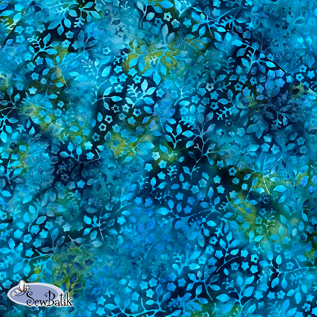 112-Inch Wide Batik Fabric - Valhalla New Lake Design - Perfect for Quilting, Home Decor & DIY Crafts
