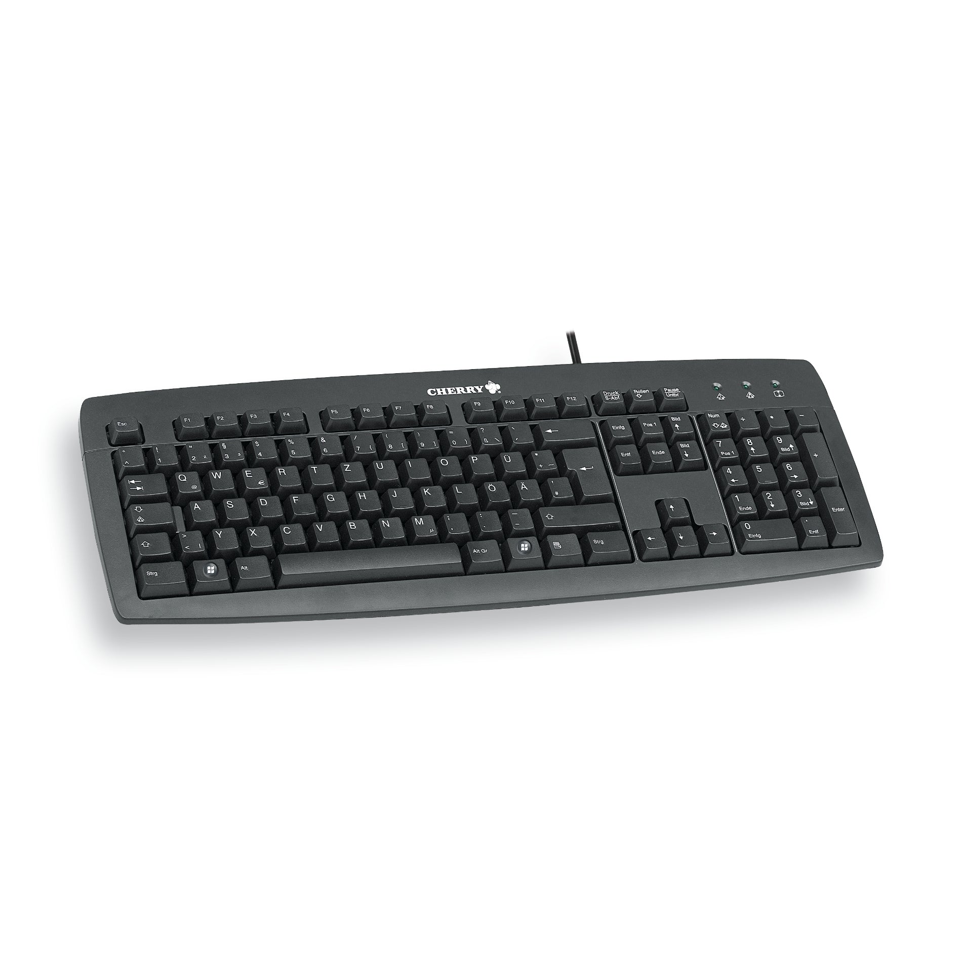 CHERRY J82 16000 DPI Wired Mechanical Keyboard for Gaming & Office - Ergonomic Design with RGB Backlight for PC, Mac, Laptop - Perfect for Typing, Coding & Long Work Sessions