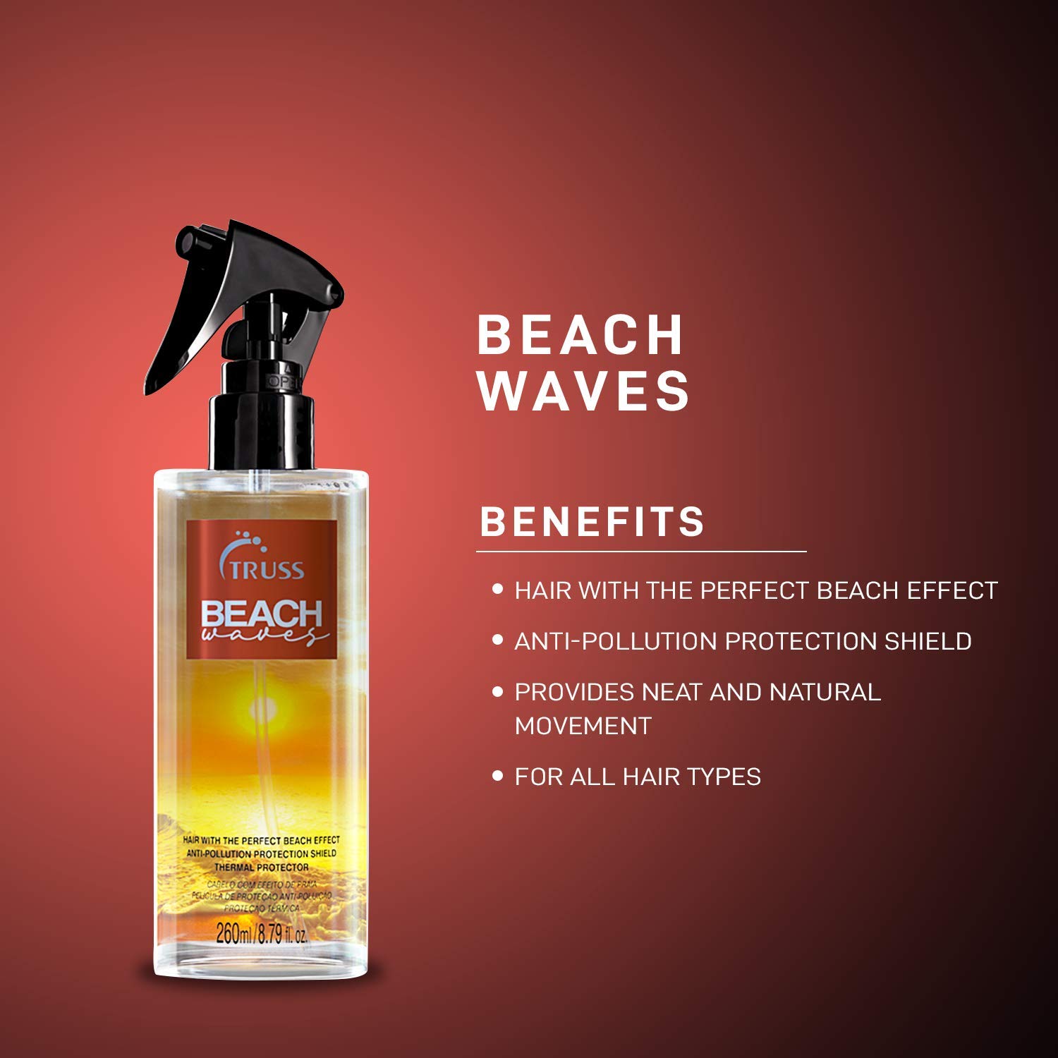 Truss Miracle Summer Conditioner & Shampoo Set with Hair Mask & Texturizing Styling Spray - Hydrating Hair Care Bundle for Smooth, Voluminous Hair - Perfect for Summer Beach Days & Salon-Quality Styling at Home