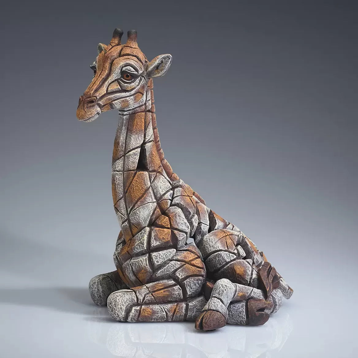 Edge Sculpture Giraffe Calf - Handcrafted Metal Wall Art Decor for Home & Office | Perfect for Nursery, Living Room, or Gift