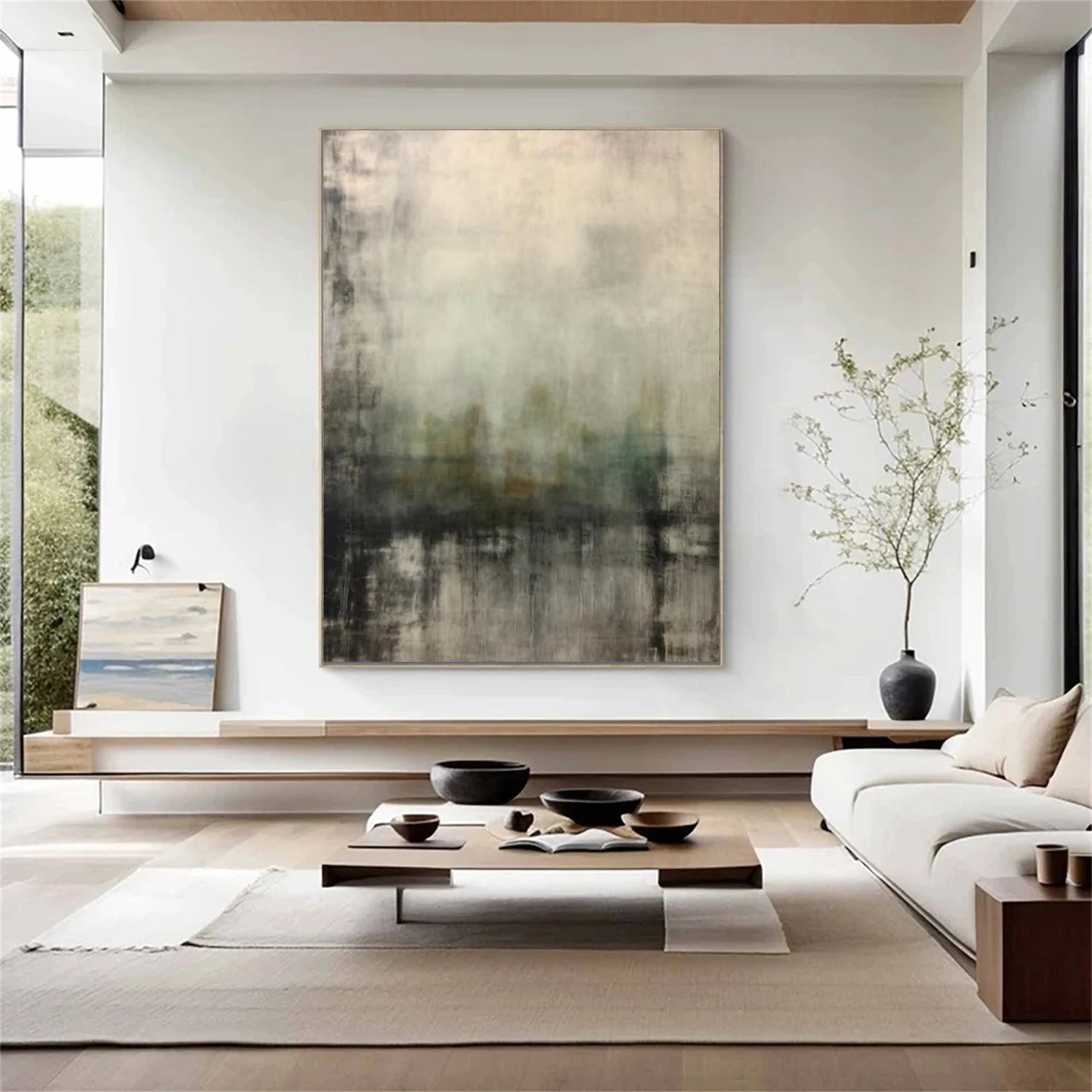 Abstract Painting #AB 464 - Modern Wall Art for Home & Office Decor | Perfect for Living Room, Bedroom, or Workspace