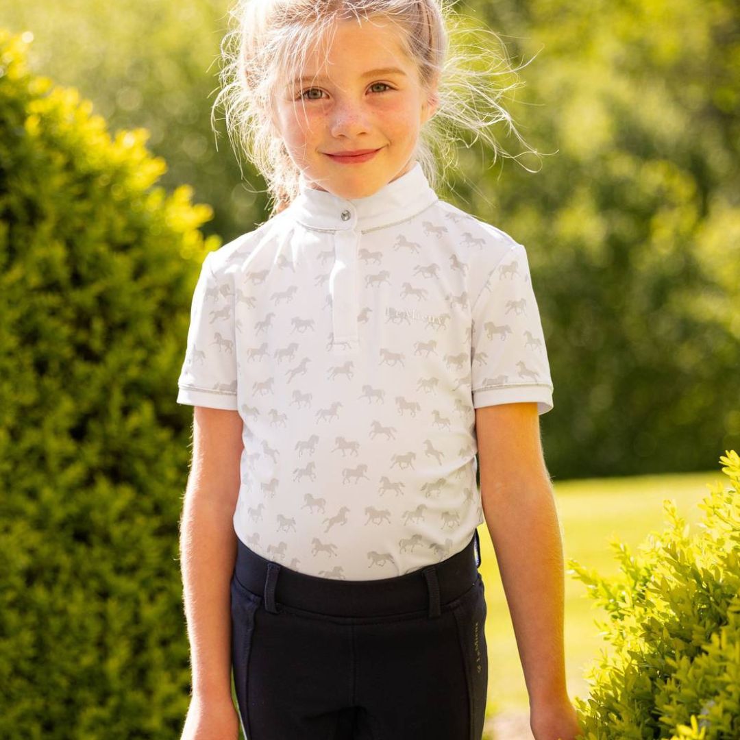 LeMieux Mini Bella Show Shirt - Premium Equestrian Competition Top for Women | Perfect for Horse Shows, Dressage & Riding Events