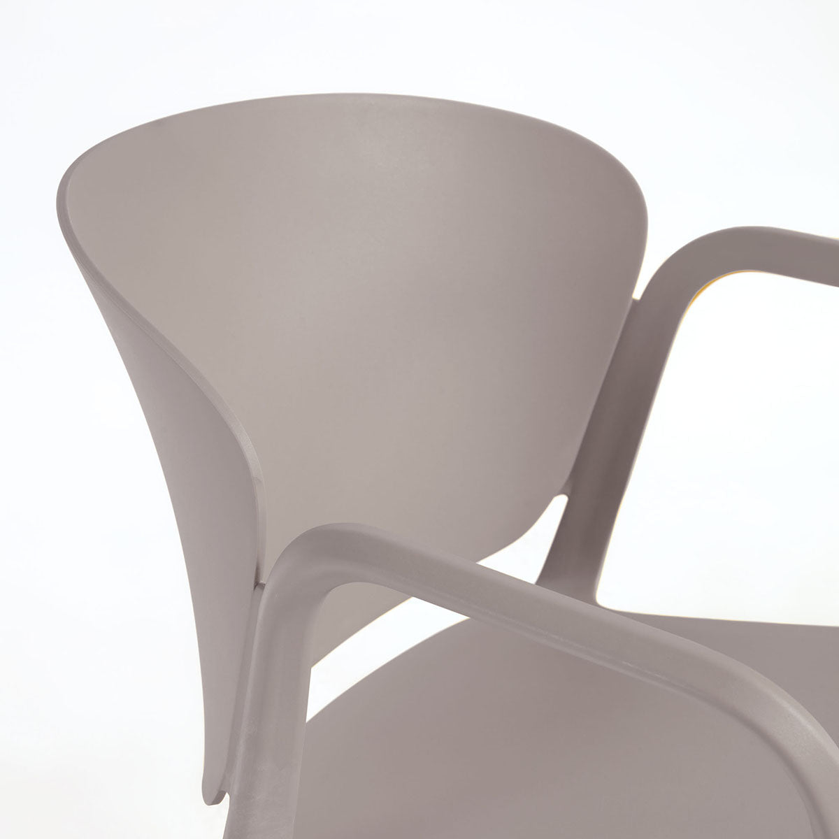 Ania Outdoor Dining Chair - Weather-Resistant Patio Chairs for Backyard, Garden, Poolside & Restaurant Use - Comfortable Stackable Outdoor Seating for Parties & Entertaining