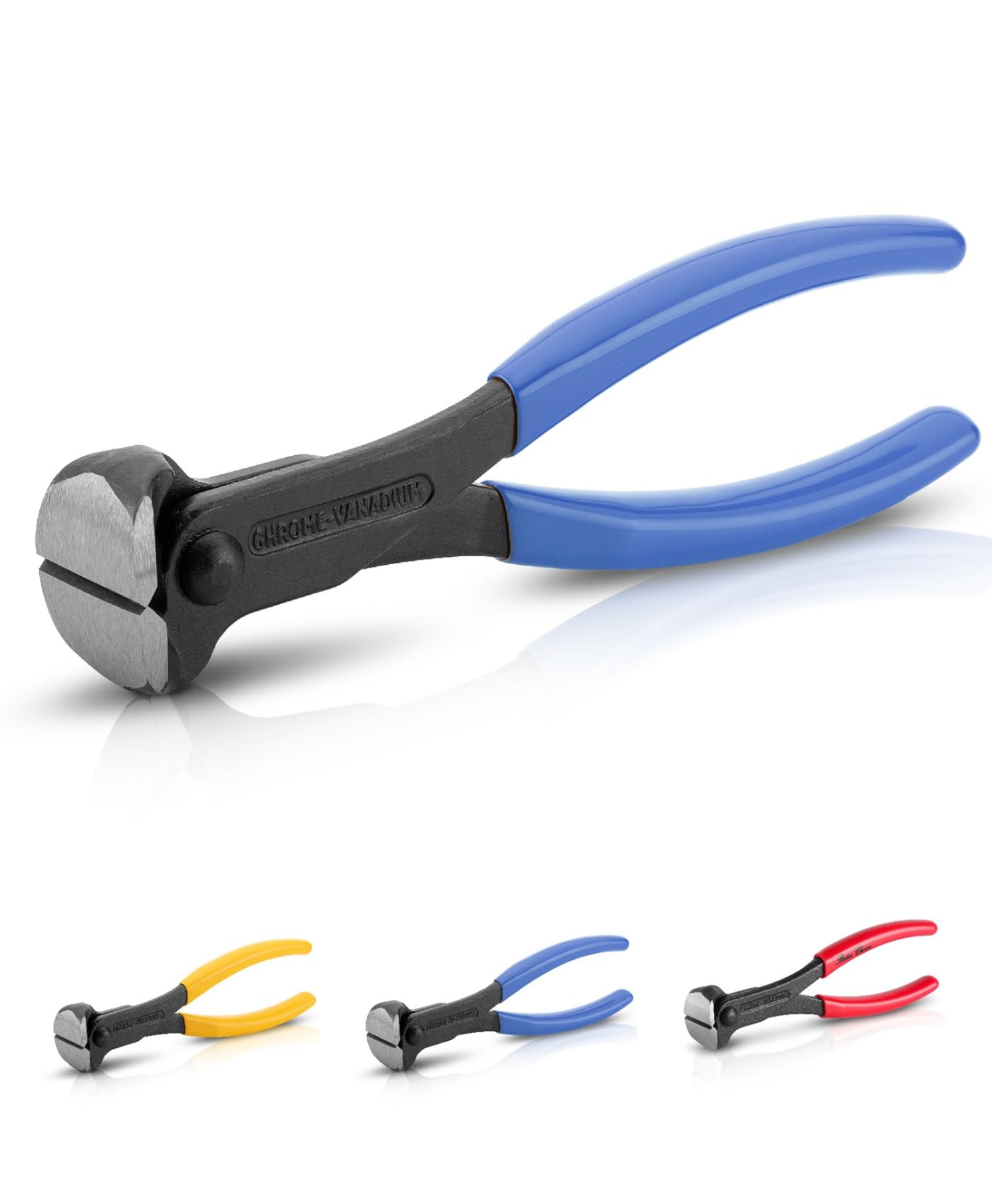 Bates Blue Nail Puller - Heavy Duty Nail Remover & Staple Puller Tool - End Cutting Pliers for Carpentry, Construction & DIY Projects - Perfect for Removing Nails, Staples & Fasteners from Wood & Drywall