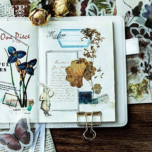 60pcs Green Plant Stickers for Laptop, Scrapbook, Notebook, Luggage & Glasses - DIY Decorative Vinyl Stickers Set with Plants Map Design - Perfect for Journaling, Gift Wrapping & Personalizing Accessories