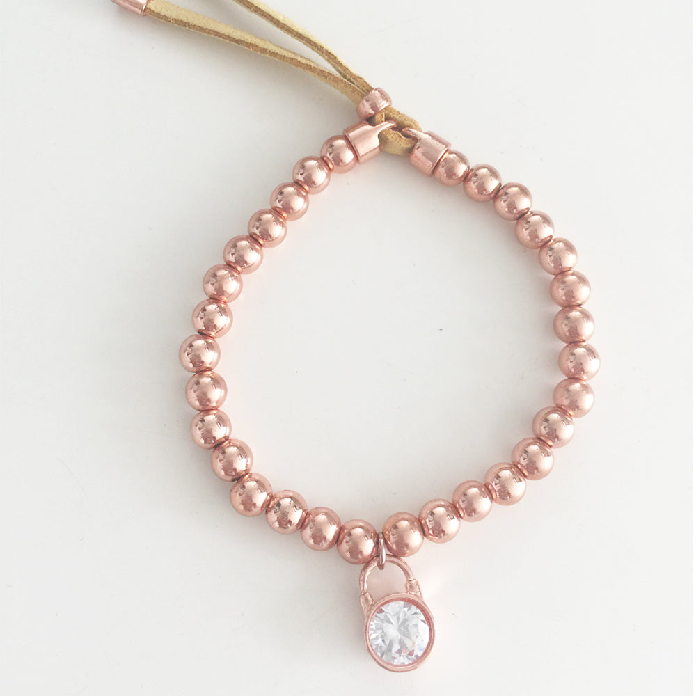 Diamond Charm Ball Bracelet for Women - Elegant Jewelry Gift for Birthday, Anniversary & Special Occasions