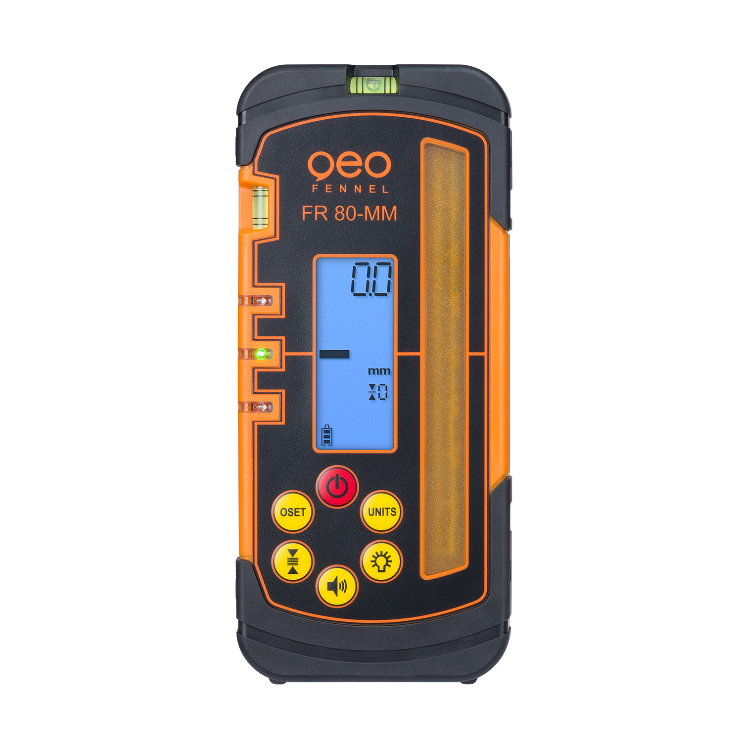Geo FENNEL FL 115H & FR 80MM Self-Leveling Horizontal Rotating Laser Level Kit with Detector - Perfect for Construction, Landscaping, and DIY Projects