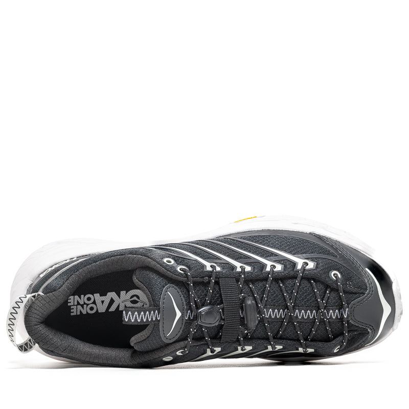 Hoka One One Mafate Three2 Trail Running Shoes for Men & Women - Black/Cosmic Grey | Ultra Cushioning for Hiking & Outdoor Adventures