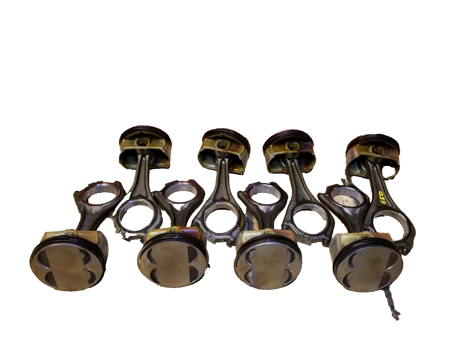2006-2010 BMW 650i OEM Piston & Connecting Rod Set (8pcs) - Standard Size N62T 4.8L Engine Replacement Parts for Performance Upgrade & Engine Rebuild