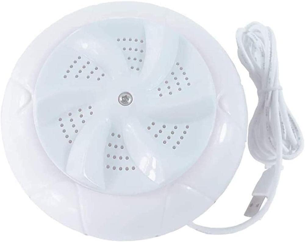 Portable Mini Turbo Washing Machine - Compact Vortex Washer for Travel, Home, Camping, Dorms & Apartments - Ideal for Clothes, Underwear & Small Laundry Items - Lightweight & Energy Efficient (White) - Perfect for RV Trips, College Students & Small Spaces - Great for Road Trips, Tiny Homes & Emergency Use