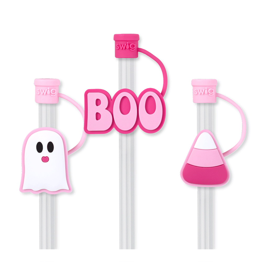 Faboolous Silicone Straw Topper Set - Fun & Reusable Drink Decorations for Smoothies, Cocktails, and Parties | BPA-Free & Dishwasher Safe