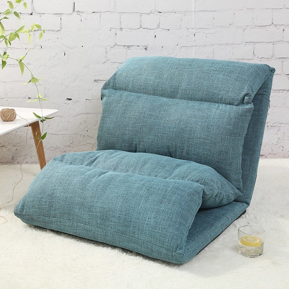 Foldable Floor Chair Sofa Bed - Portable Lazy Recliner for Living Room, Bedroom, Tatami & Bay Window - Comfortable Home Textile Lounger for Relaxing, Reading & Napping
