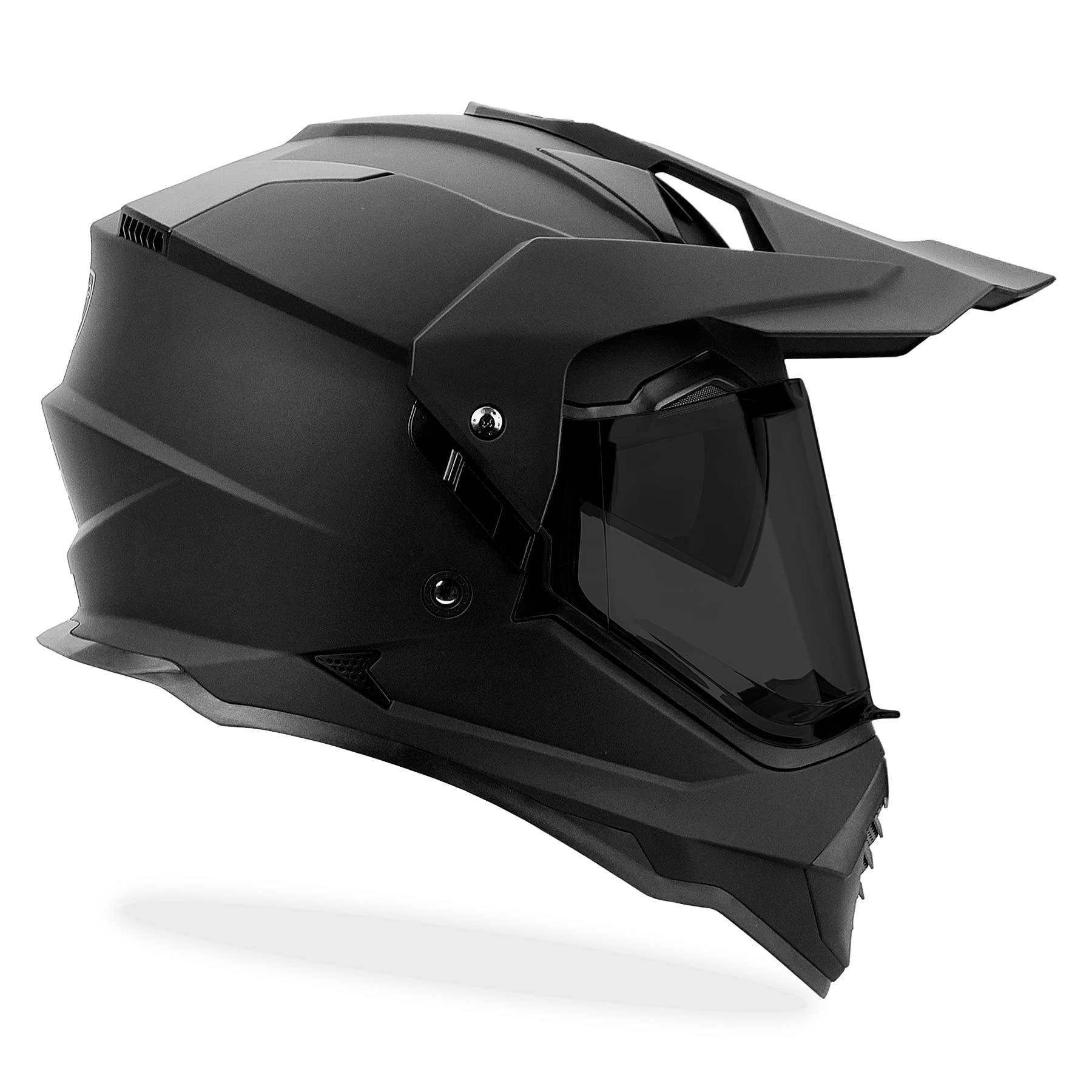 GDM Dual Sport Motorcycle Helmet - DOT Approved Off-Road & Street Bike Helmet for Men & Women - Lightweight & Ventilated for Adventure Riding & Commuting