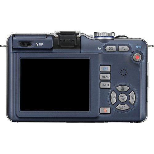 Olympus PEN E-PL1 Digital Camera with 14-42mm Lens - Blue | Compact Mirrorless Camera for Travel, Vlogging & Everyday Photography