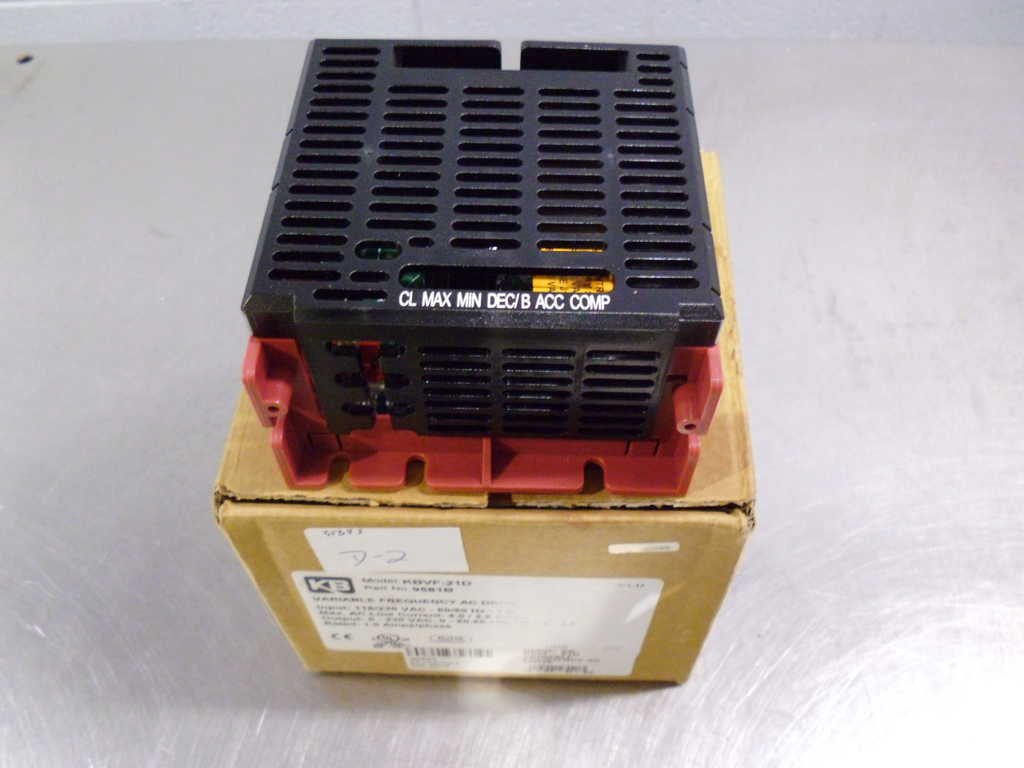 KB ELECTRONICS 9581 0.1 HP Variable Frequency Drive, 230V AC 3-Phase Output, 115/230V AC 1-Phase Input, KBVF-21D - Perfect for Industrial Automation & Motor Speed Control