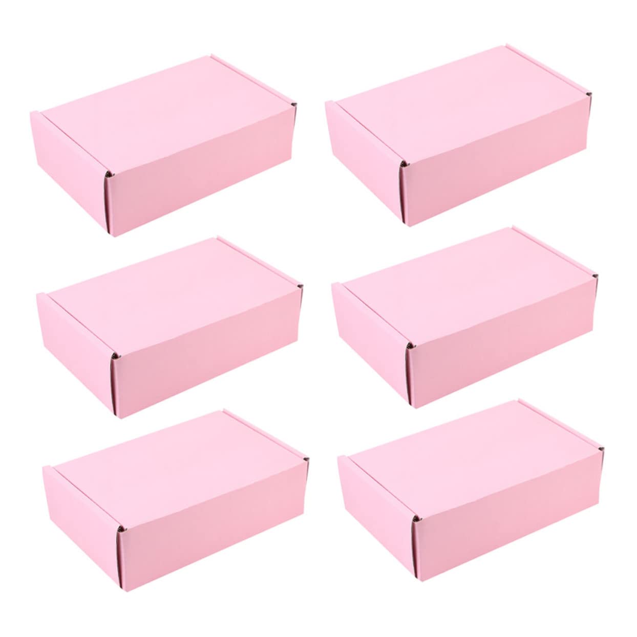 Tofficu 6-Piece Small Green Decorative Gift Box Set - Perfect for Clothing Business, Mailbox Decor, Light Storage & Party Favors | Elegant Greenery-Themed Packaging for Retail, Home & Office Organization