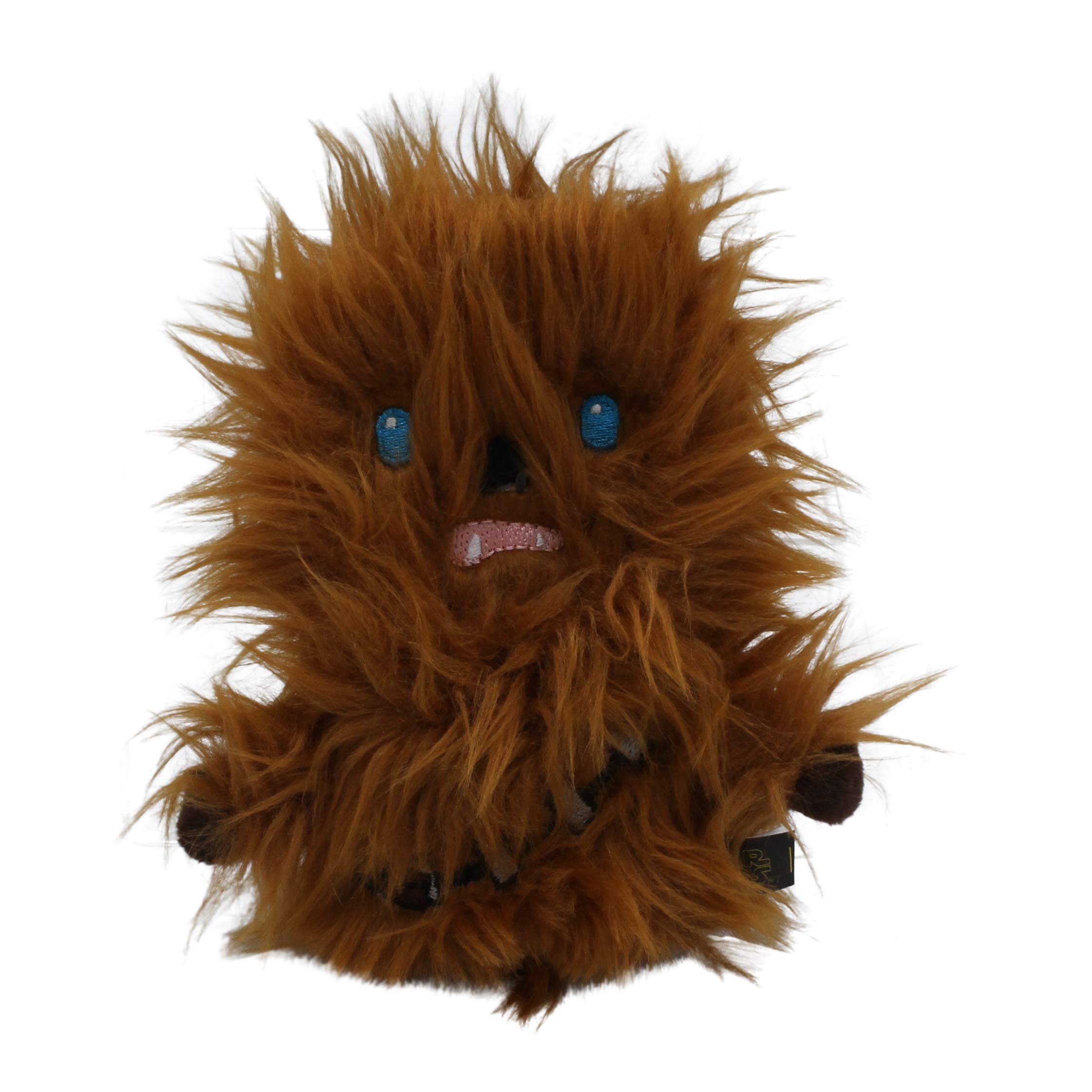 Star Wars Chewbacca Plush Squeaky Dog Toy - Soft & Durable Flattie Toy for Small & Large Dogs | Officially Licensed Star Wars Pet Product | Perfect for Playtime, Training & Gifting