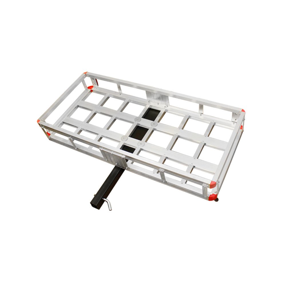 500 Lb Heavy Duty Aluminum Cargo Carrier - Truck Bed Hitch Receiver Rack for Hauling & Storage | Perfect for Camping, Road Trips & Outdoor Adventures