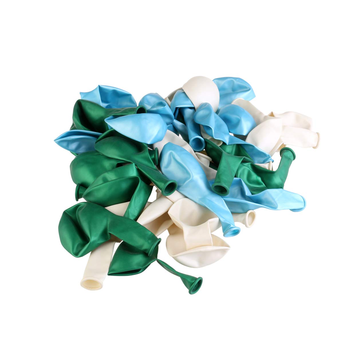 NUOBESTY 50pcs Blue Pearl Latex Balloons - Shiny Metallic Party Balloons for Wedding, Birthday & Baby Shower Decorations | Perfect for Indoor/Outdoor Celebrations, Photo Backdrops & Festive Party Supplies