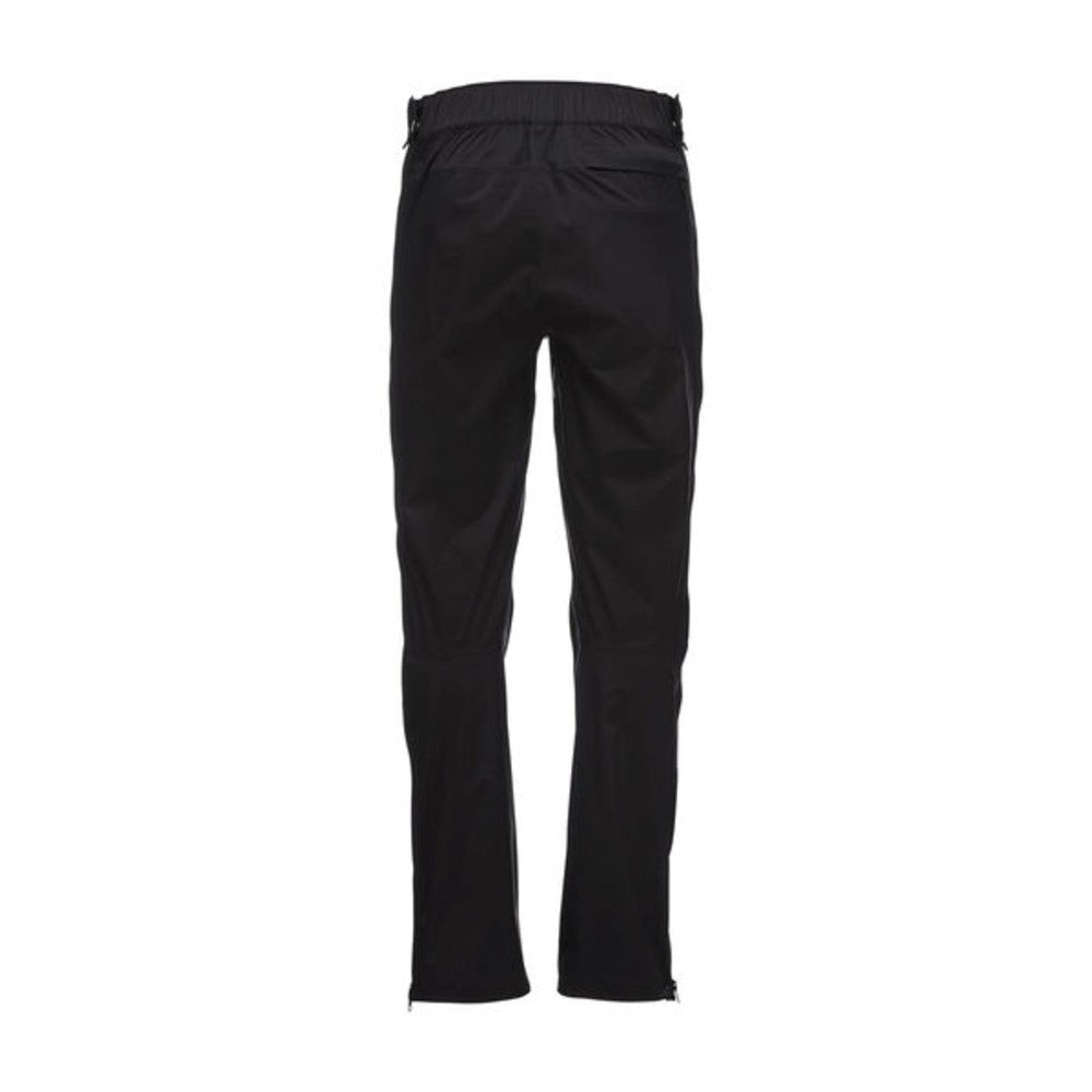 Black Diamond Stormline Stretch Full Zip Rain Pants for Men - Waterproof Hiking & Outdoor Adventure Gear for Camping, Backpacking & Mountain Climbing